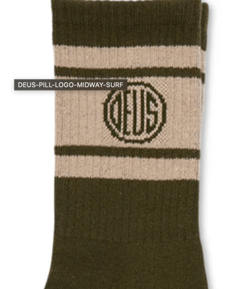 Calcetines Deus Pill Logo